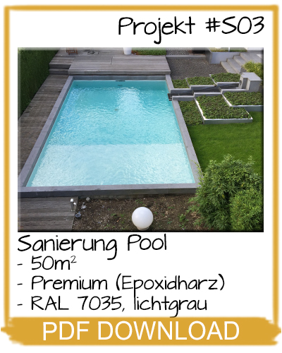 Sanierung Pool Beispiel