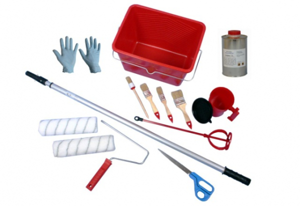 Werkzeug-Set zur Beschichtung Werkzeug-Set zur Beschichtung